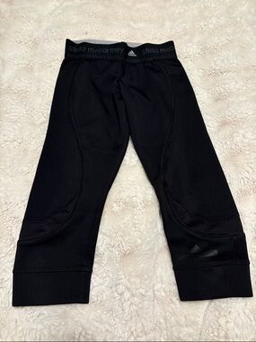 Adidas by Stella McCartney Black Women's Capri Leggings